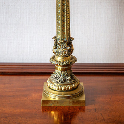 William IV Brass Table Lamp