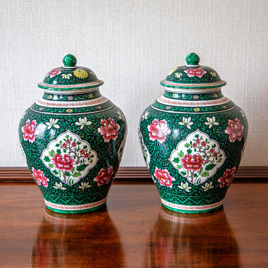 Pair of Samson Vases