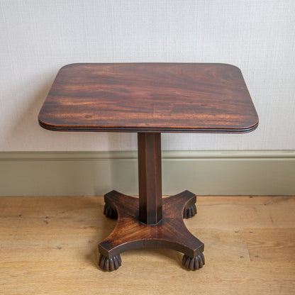 Low Regency Mahogany Side Table