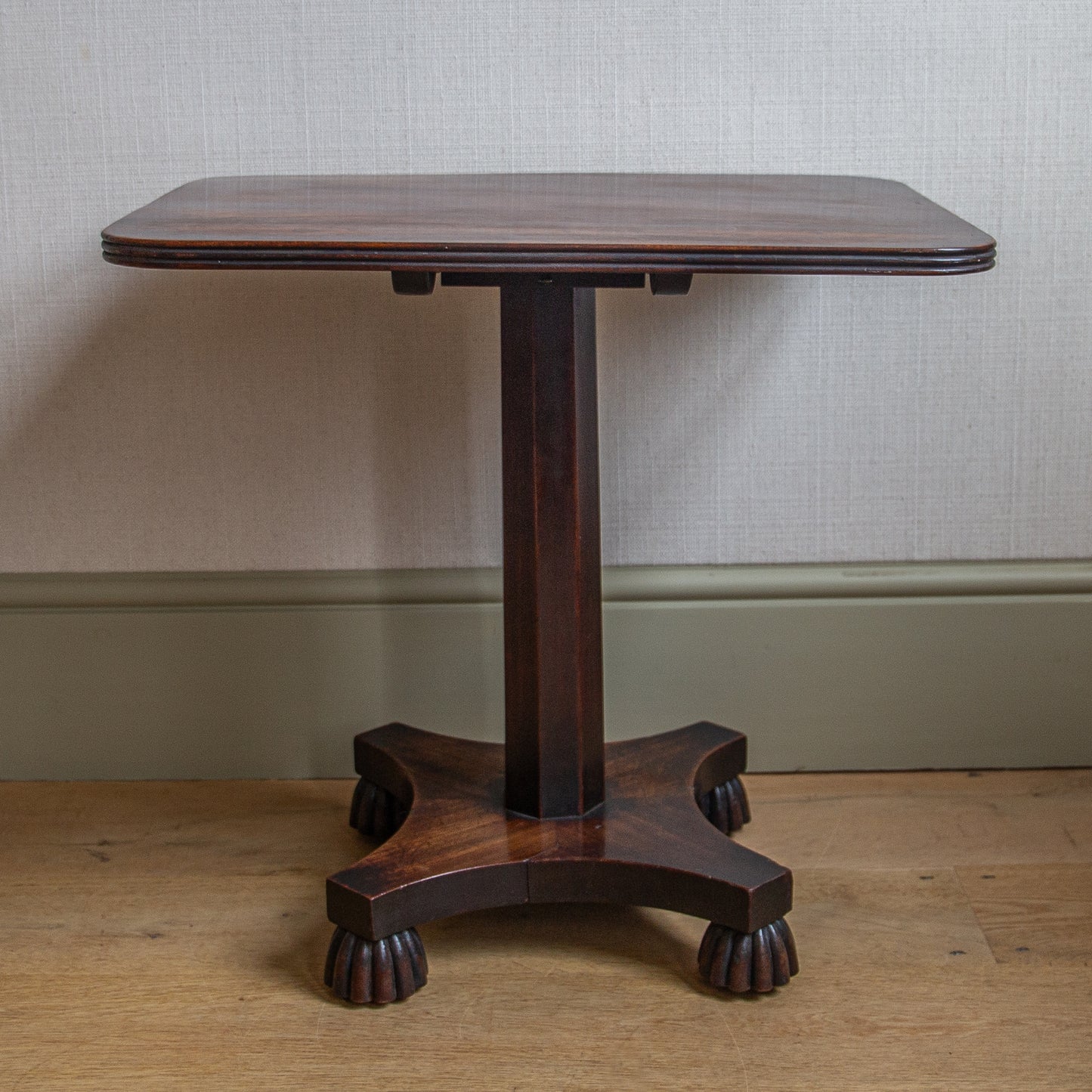 Low Regency Mahogany Side Table