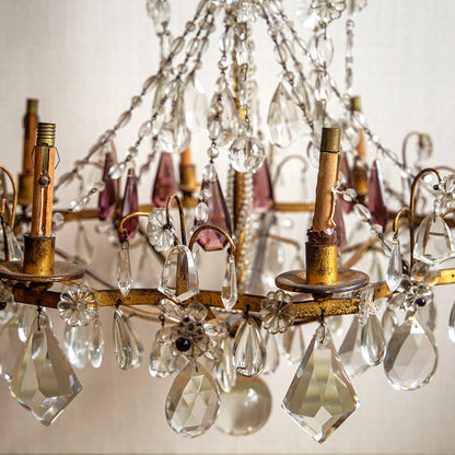 Ormolu and Cut Glass Chandelier