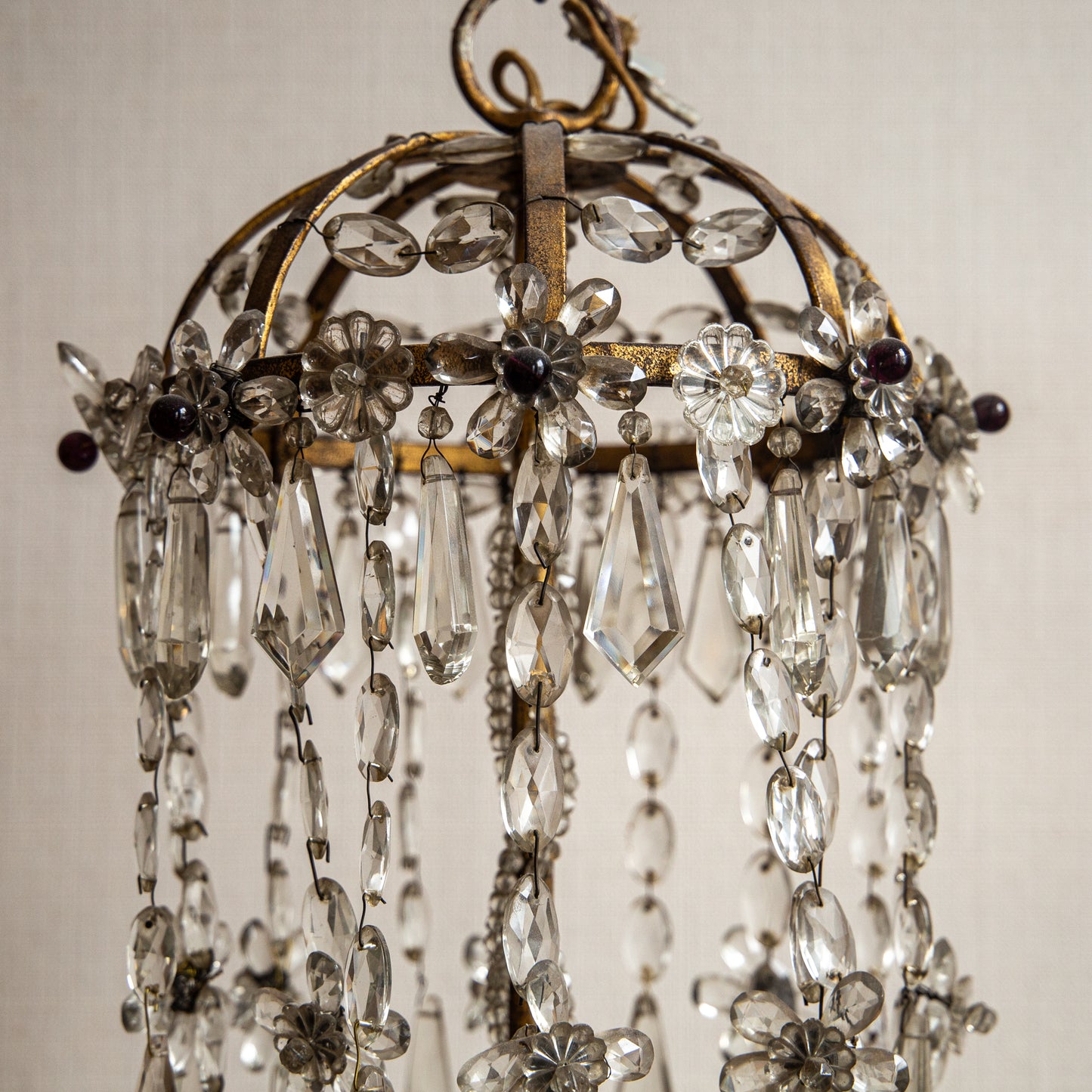 Ormolu and Cut Glass Chandelier