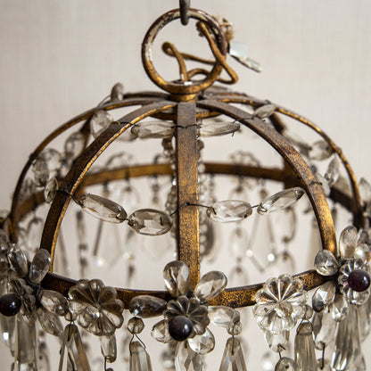 Ormolu and Cut Glass Chandelier