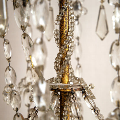 Ormolu and Cut Glass Chandelier