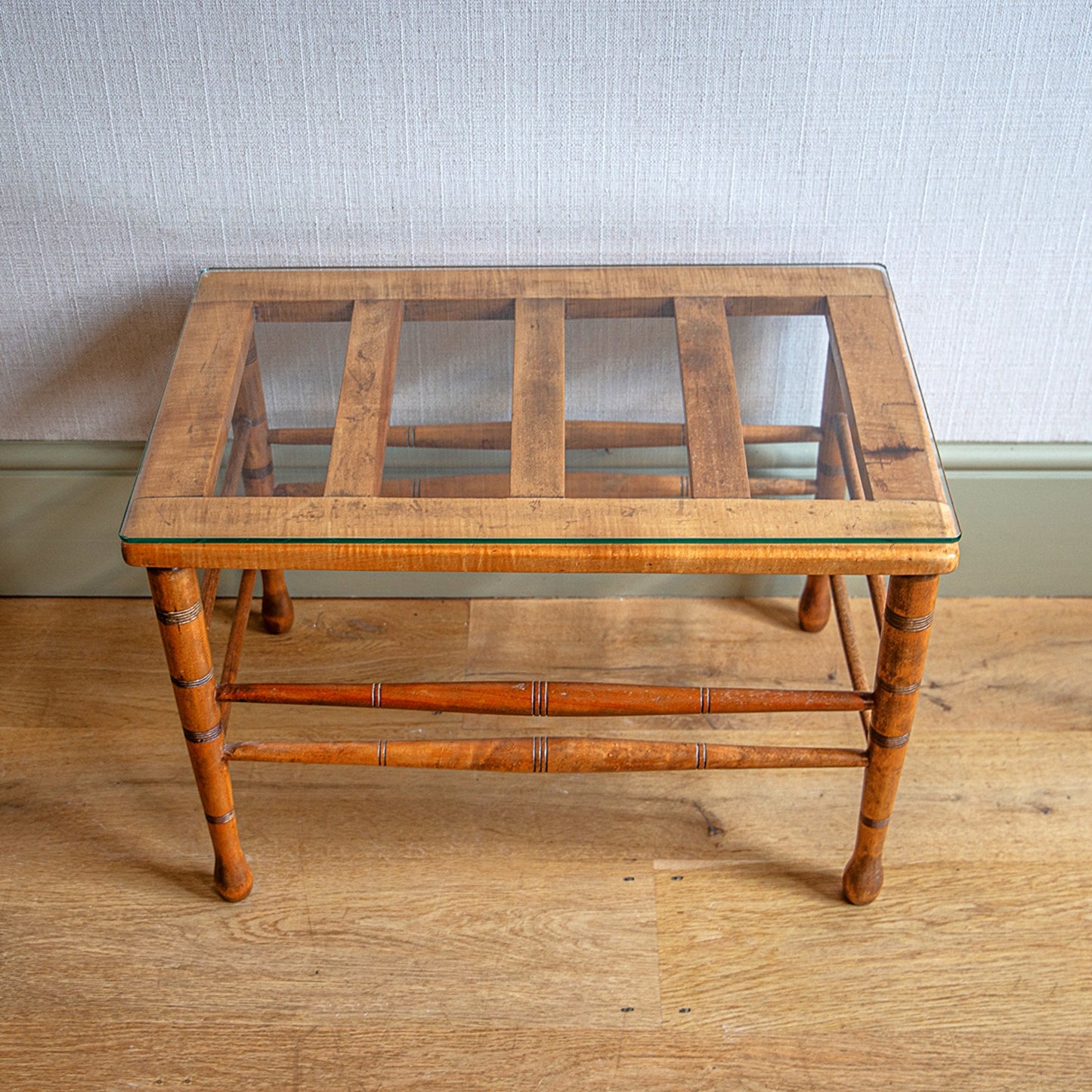 Maple Luggage Rack/Side Table