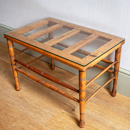 Maple Luggage Rack/Side Table