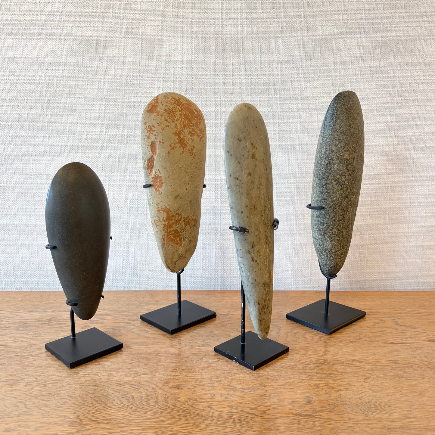19th Century Massim Ignimbrite Ceremonial Adze Blades – Papua New Guinea (Set)