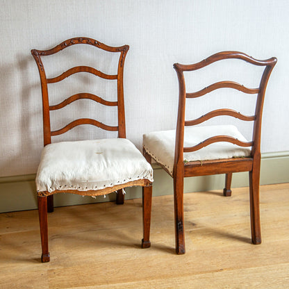 Pair of Ladder Back Side Chairs