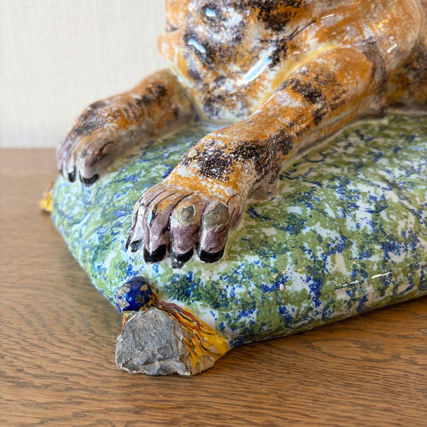 Lunéville Faience Pug Figure, circa 1790