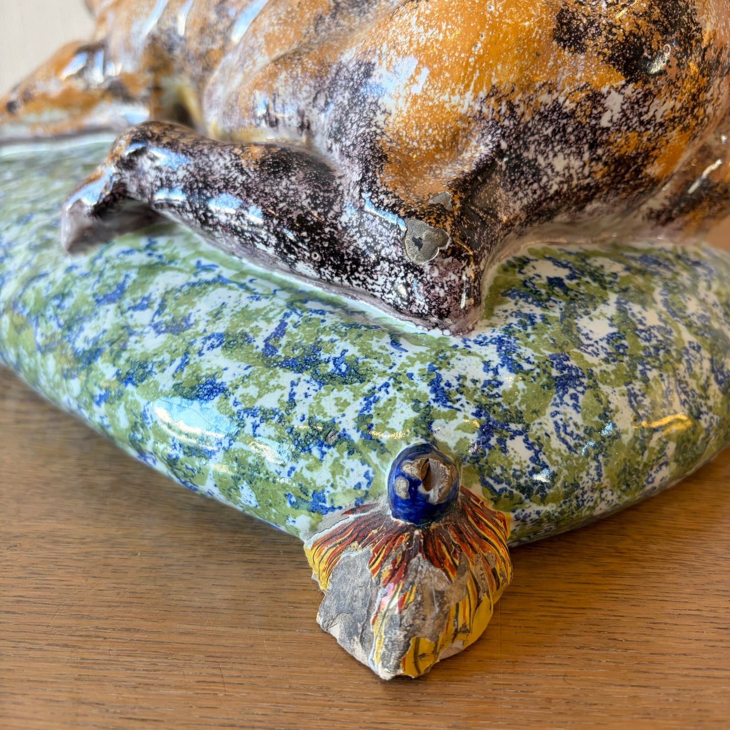 Lunéville Faience Pug Figure, circa 1790