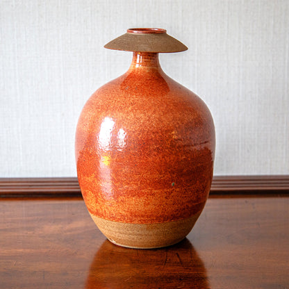 Large Stoneware Vase by David Lloyd-Jones (1928-1994)