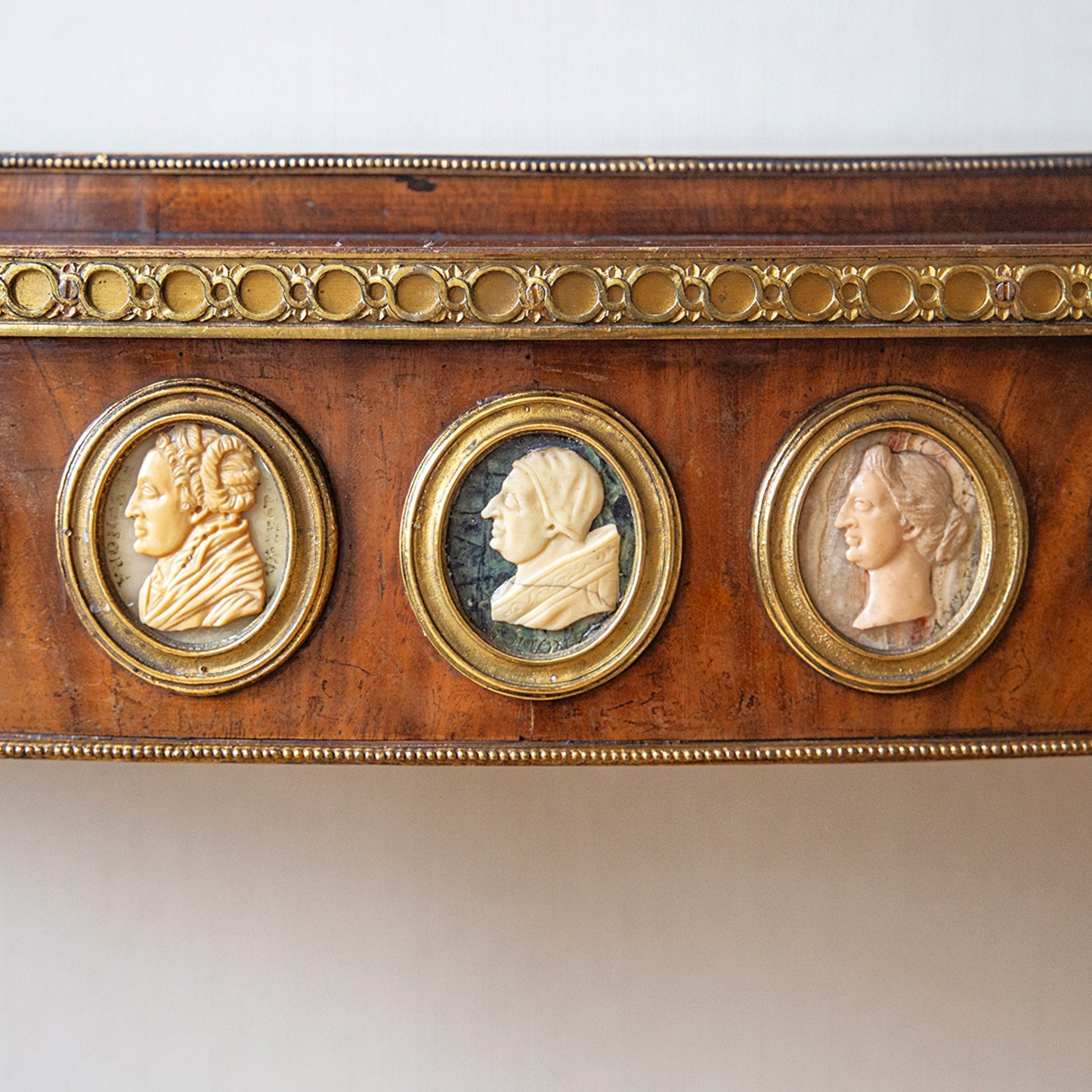 Pair of Demi-Lune Console Tables