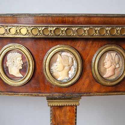 Pair of Demi-Lune Console Tables