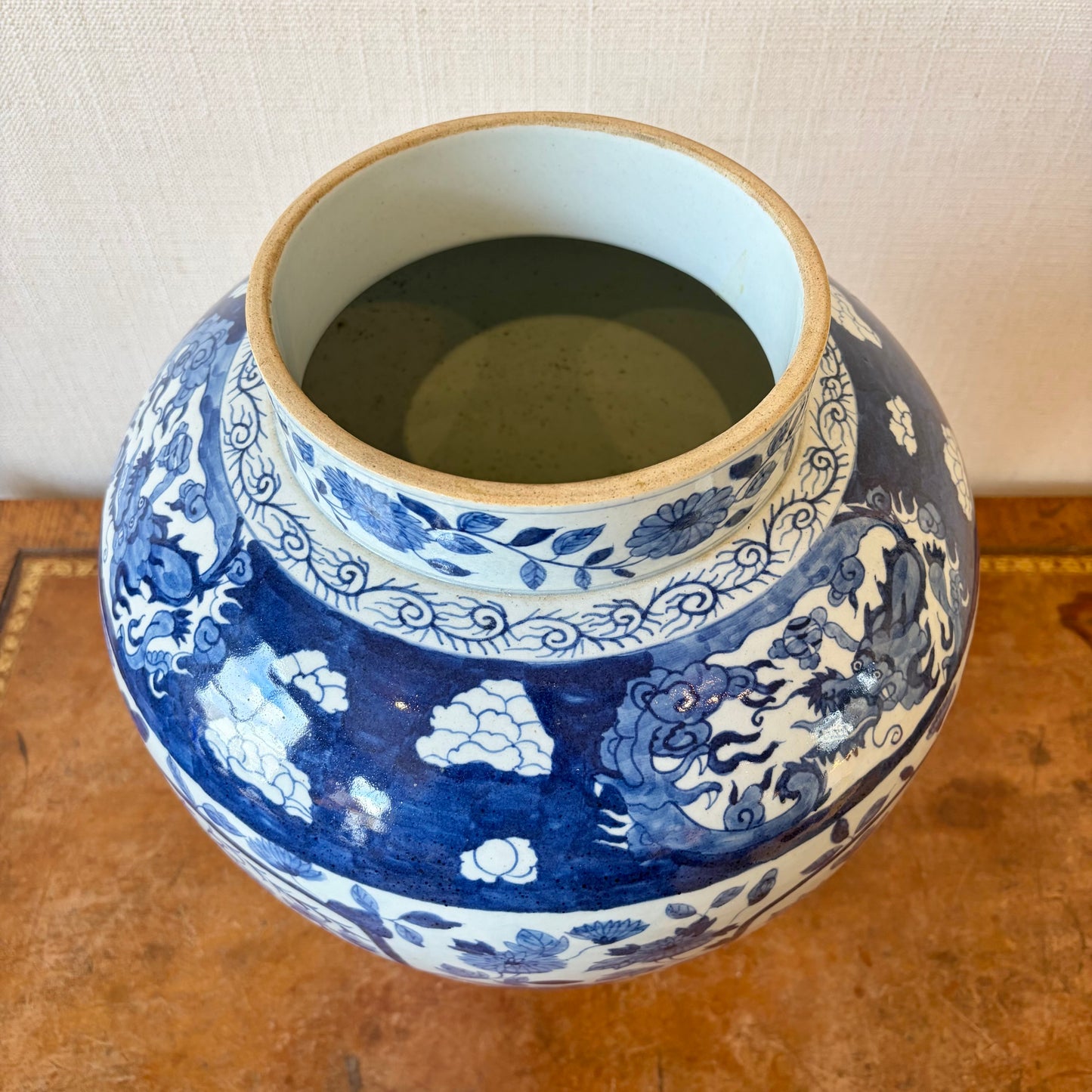 Japanese Arita Blue and White Porcelain Vase, 18th Century