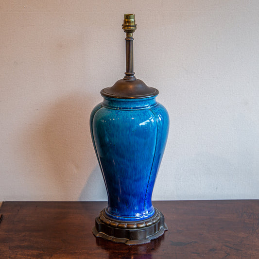 Turquoise Mounted Table Lamp