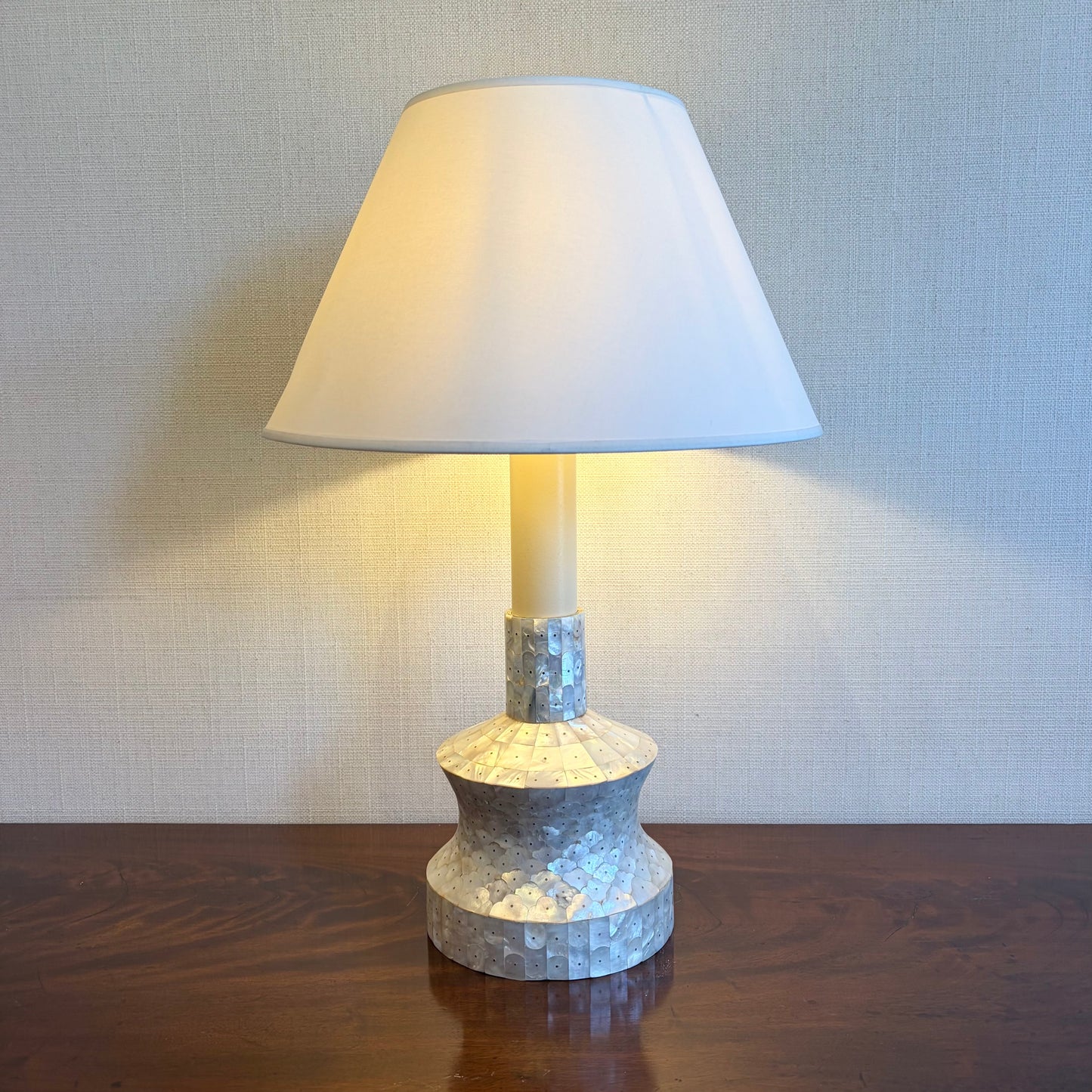19th Century Islamic Mother-of-Pearl Table Lamp