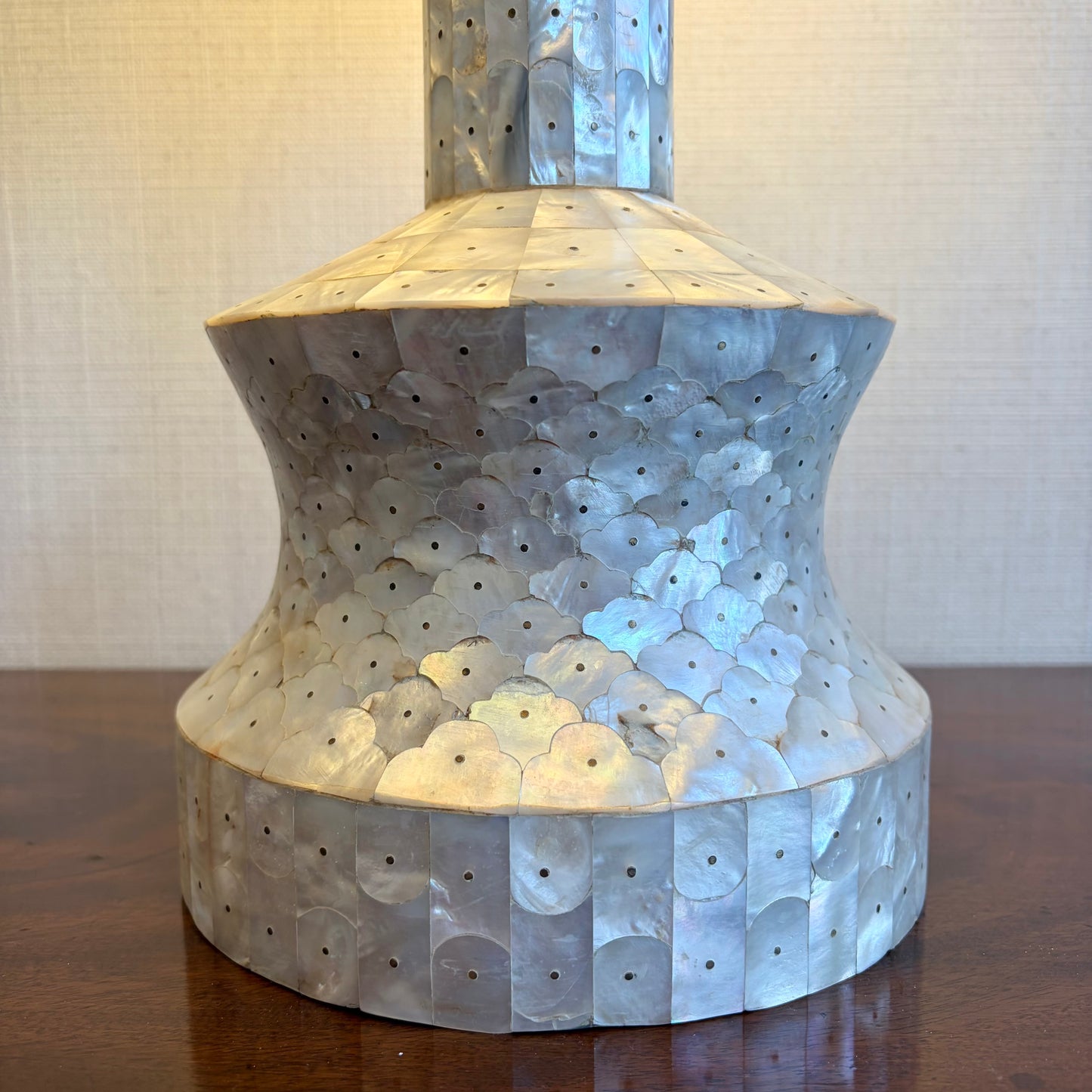19th Century Islamic Mother-of-Pearl Table Lamp