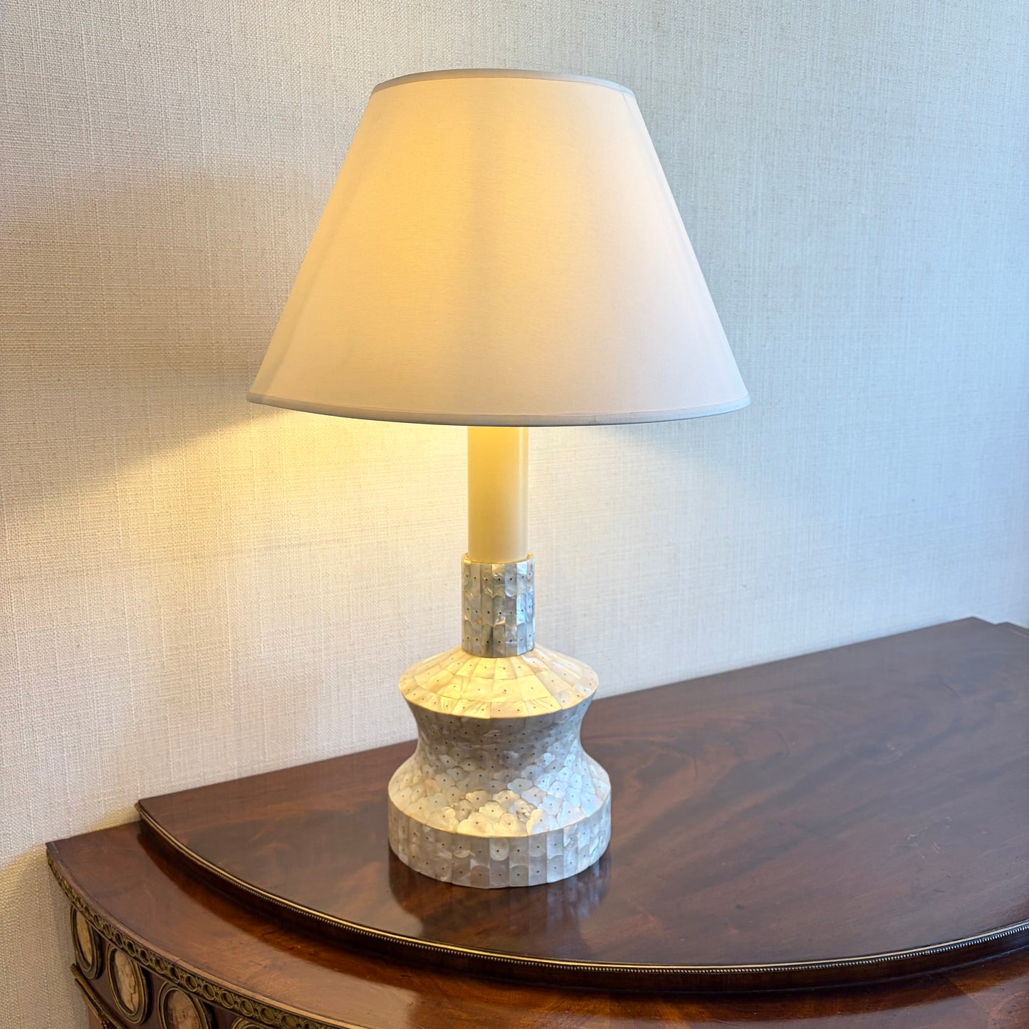 19th Century Islamic Mother-of-Pearl Table Lamp