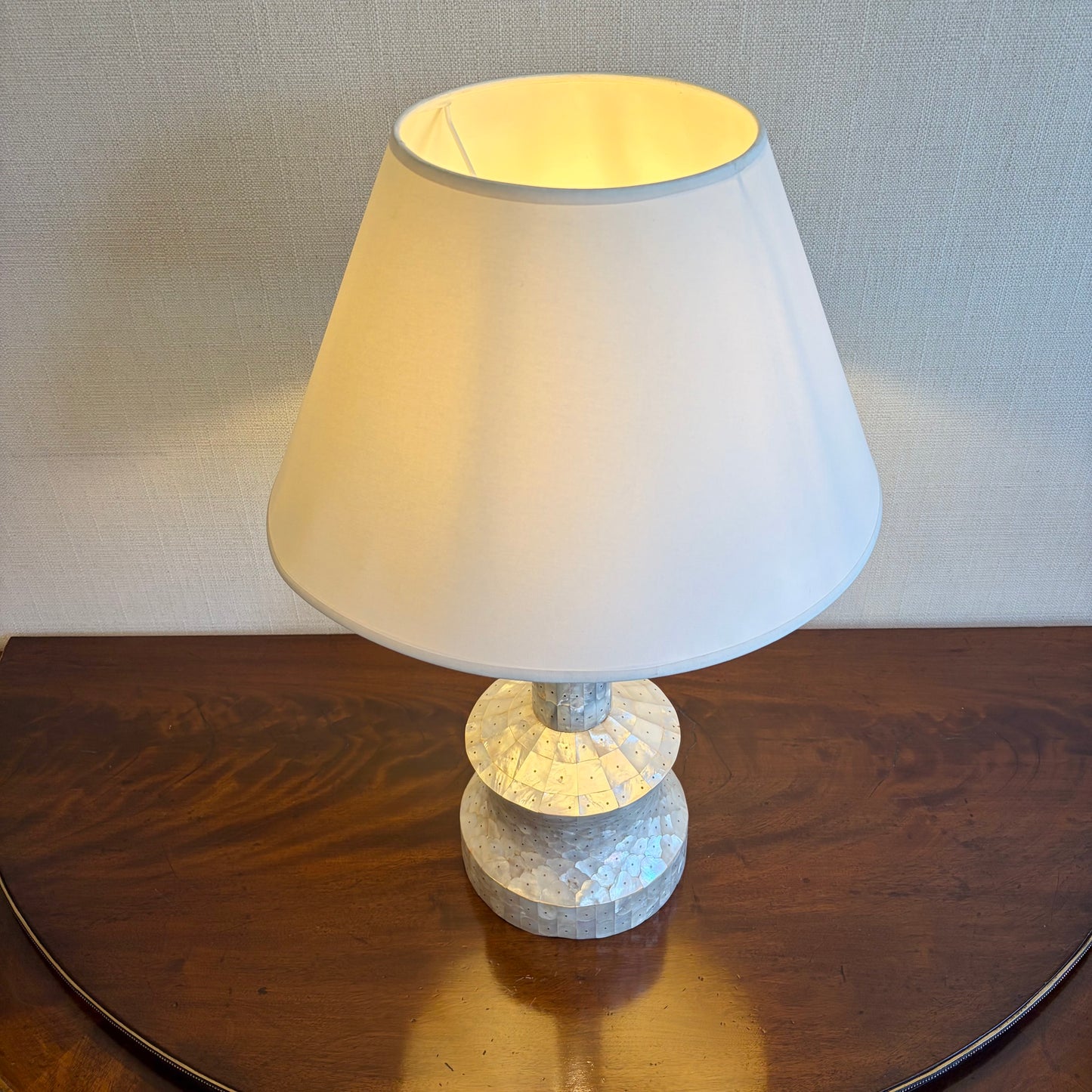 19th Century Islamic Mother-of-Pearl Table Lamp