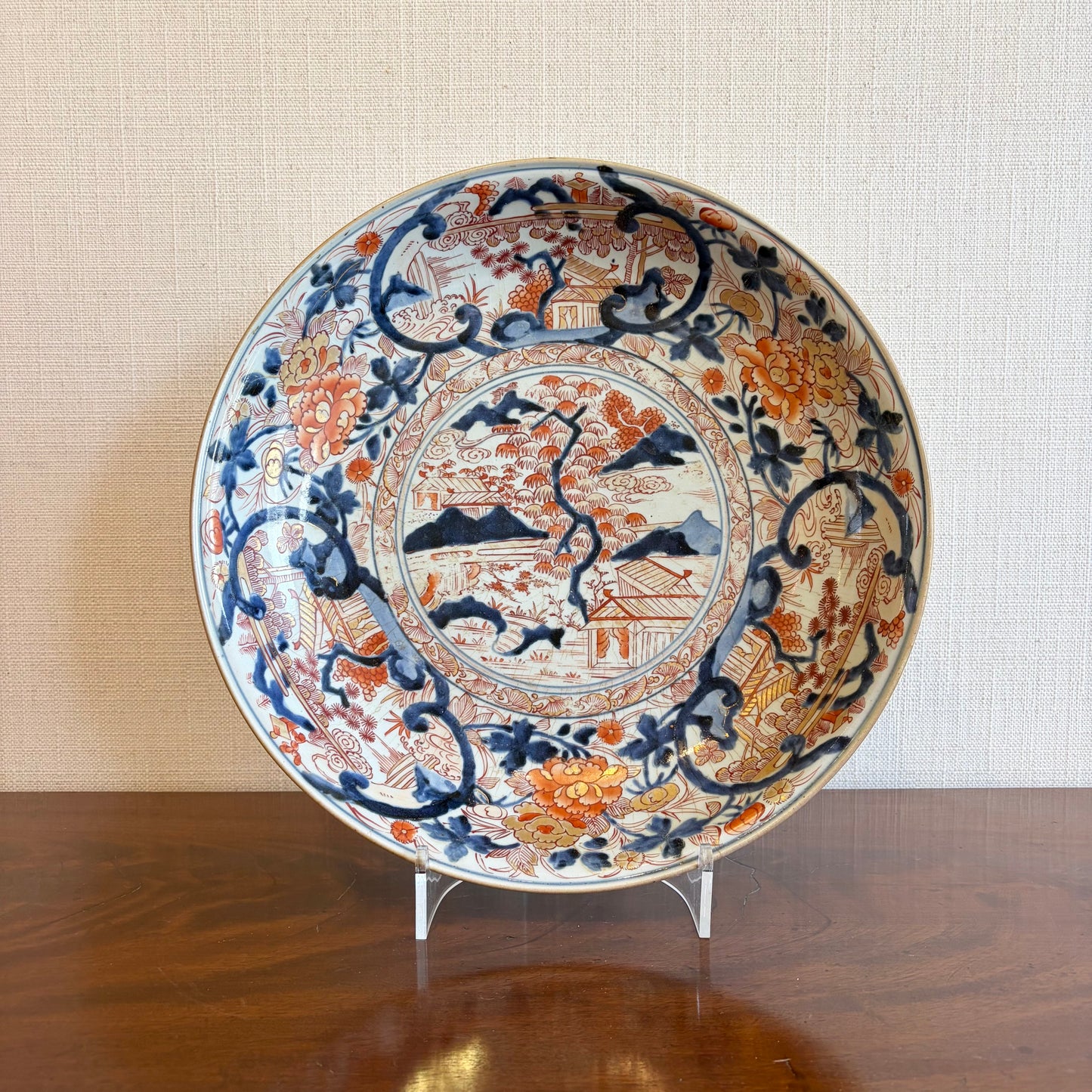 Japanese Imari Porcelain Charger, 18th Century
