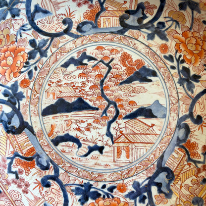 Japanese Imari Porcelain Charger, 18th Century