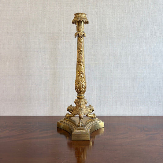 French 19th Century Empire Gilt Lamp Base