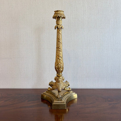French 19th Century Empire Gilt Lamp Base