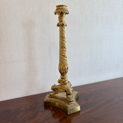 French 19th Century Empire Gilt Lamp Base