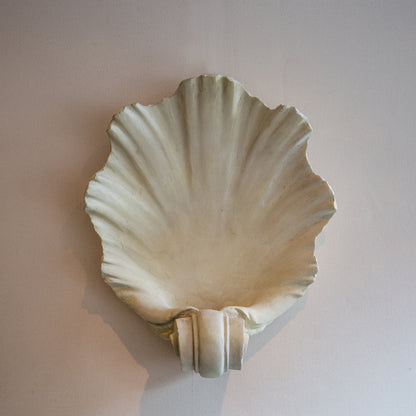 Shell Plaster Wall Light