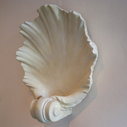 Shell Plaster Wall Light