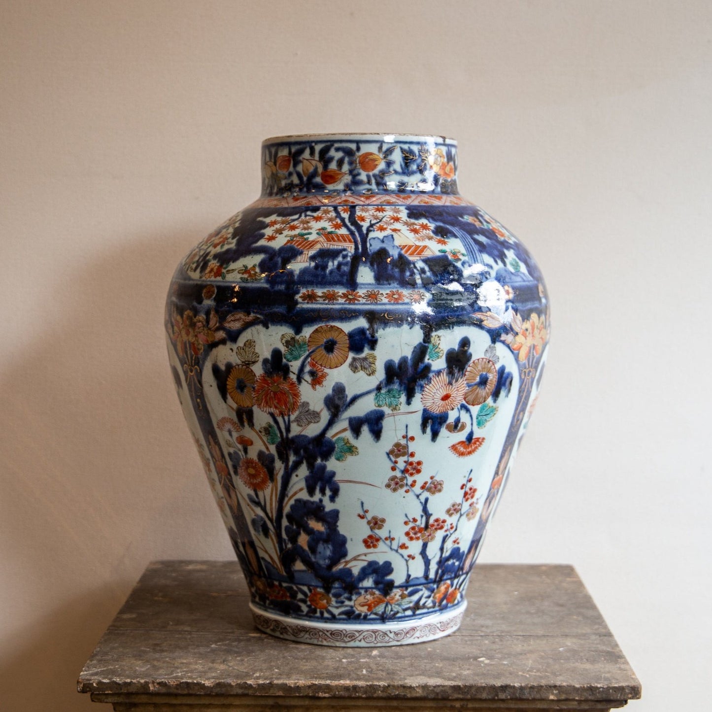 Large Imari Vase