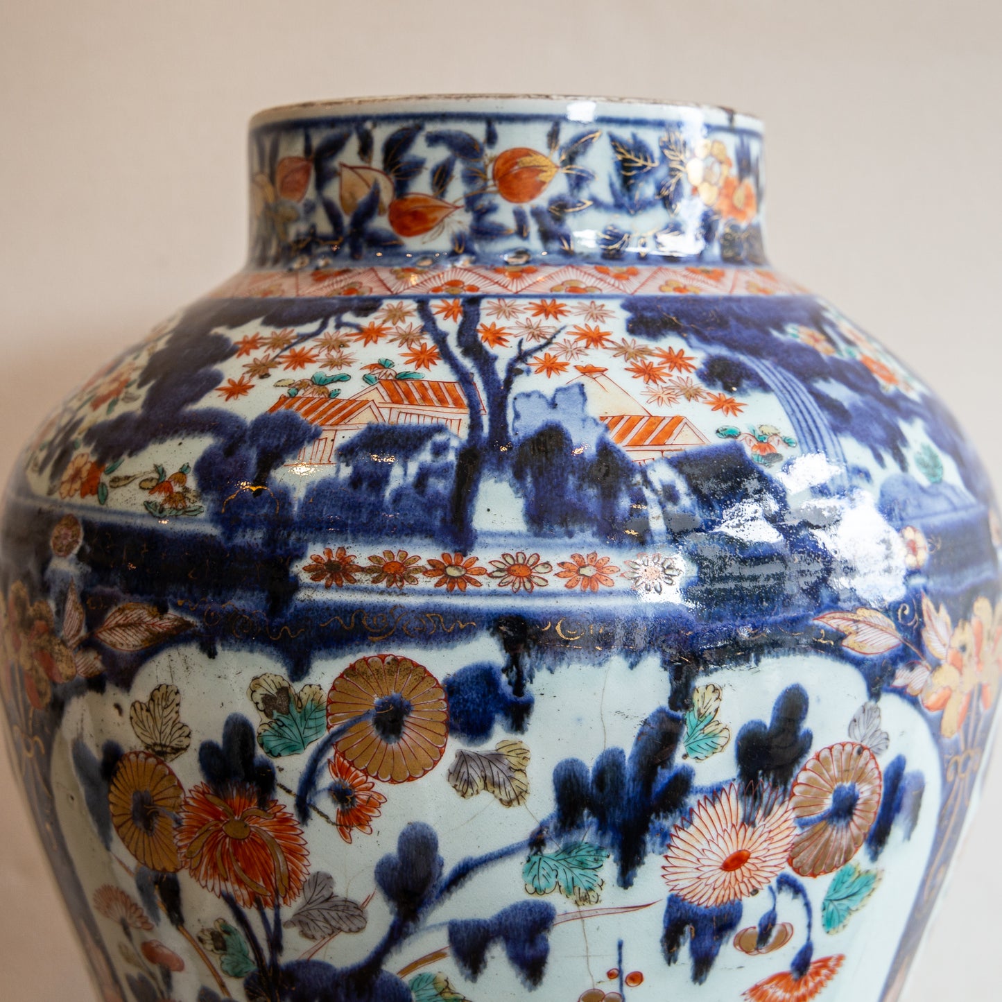 Large Imari Vase