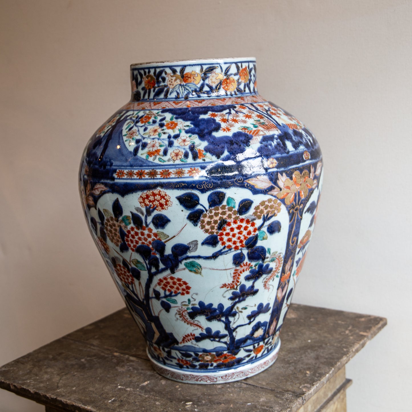 Large Imari Vase