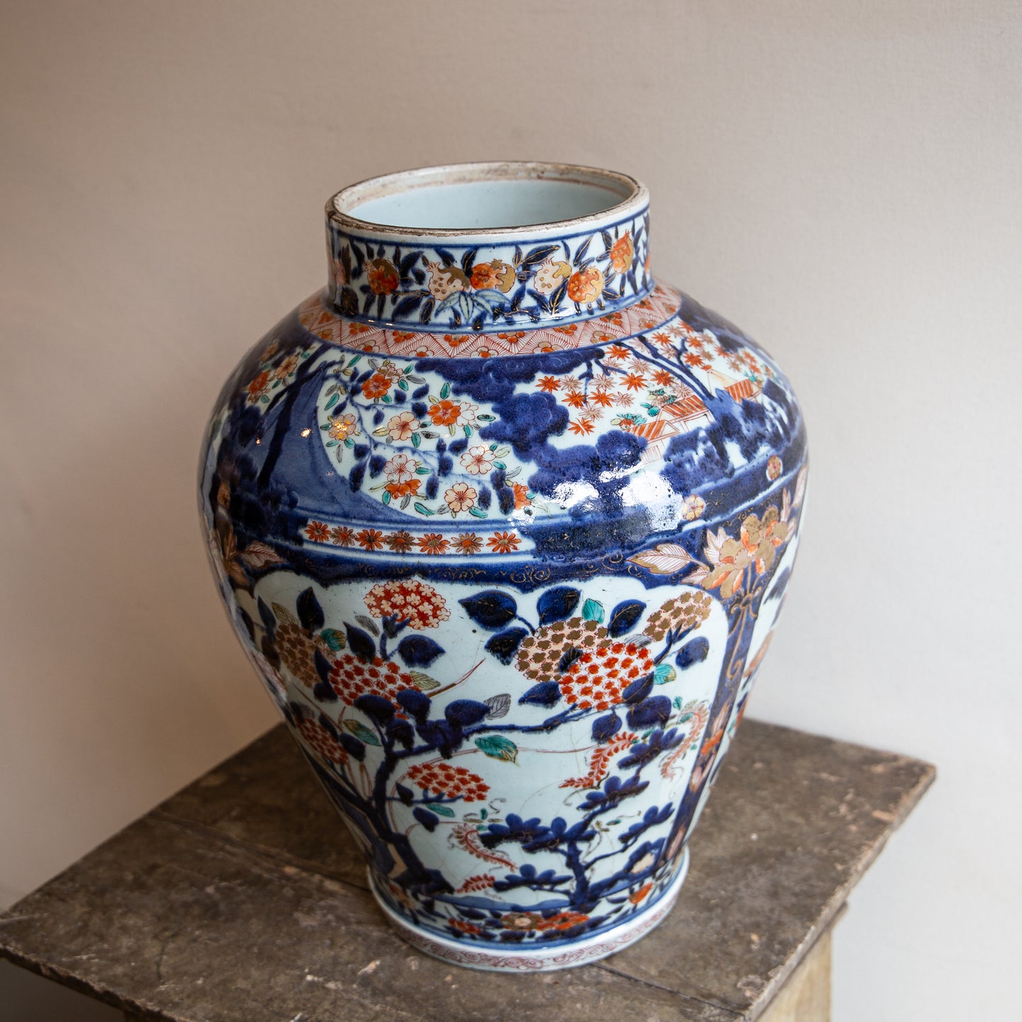 Large Imari Vase