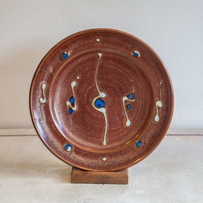 A Slipware Dish by Ray Winchcombe