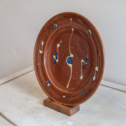 A Slipware Dish by Ray Winchcombe