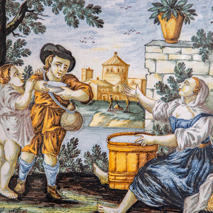 18th Century Castelli Painting