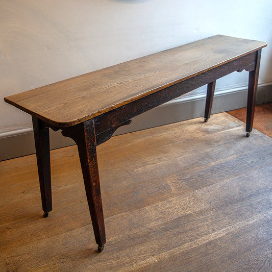 Long Oak Side Table