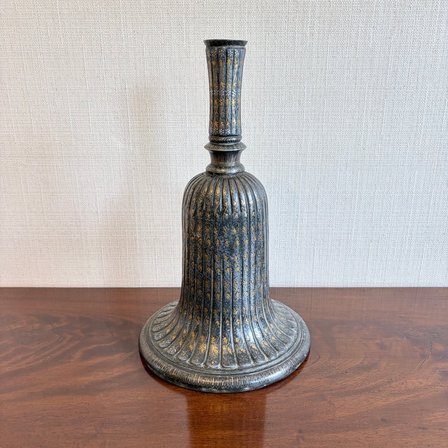 Late 18th Century Bidri Indo-Persian Hookah Base