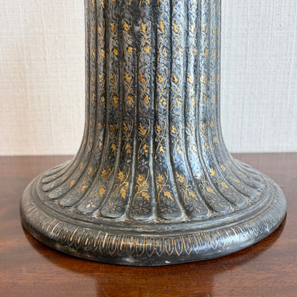 Late 18th Century Bidri Indo-Persian Hookah Base