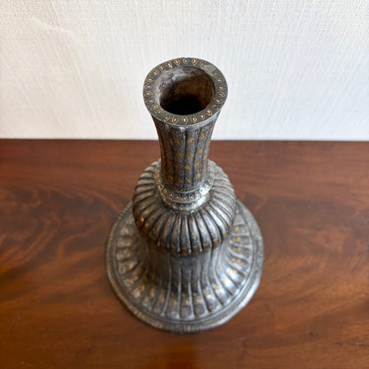 Late 18th Century Bidri Indo-Persian Hookah Base