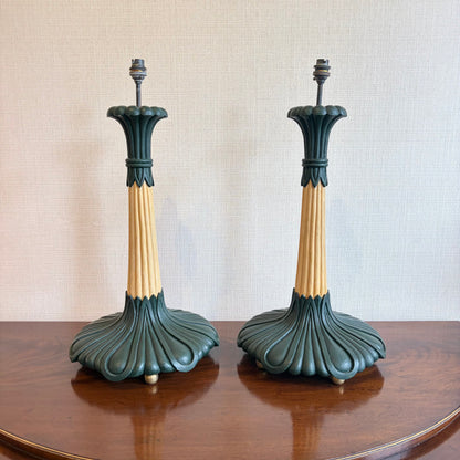 Pair of Indo Regency Style Table Lamps