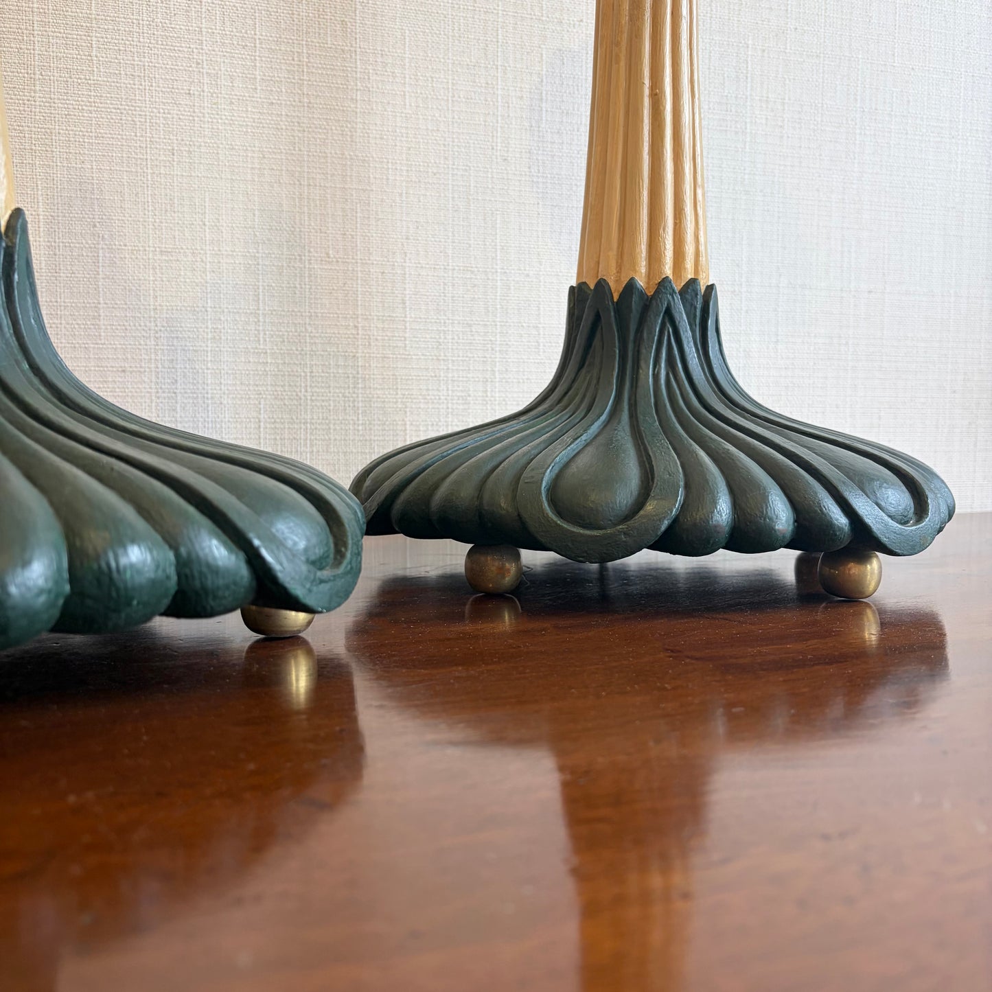 Pair of Indo Regency Style Table Lamps
