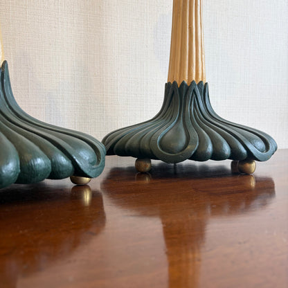 Pair of Indo Regency Style Table Lamps