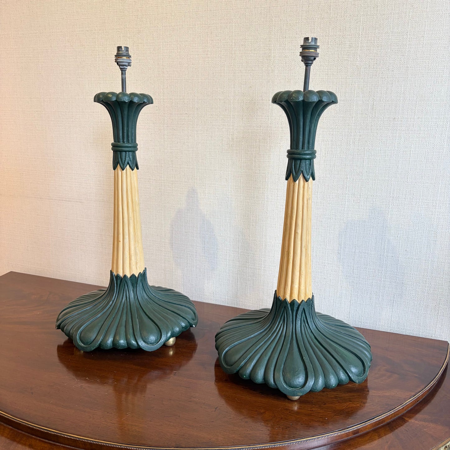 Pair of Indo Regency Style Table Lamps