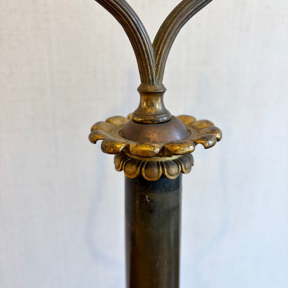 19th Century Gilt Bronze Empire Lamp