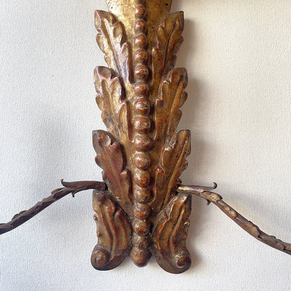 Pair of Giltwood Wall Lights