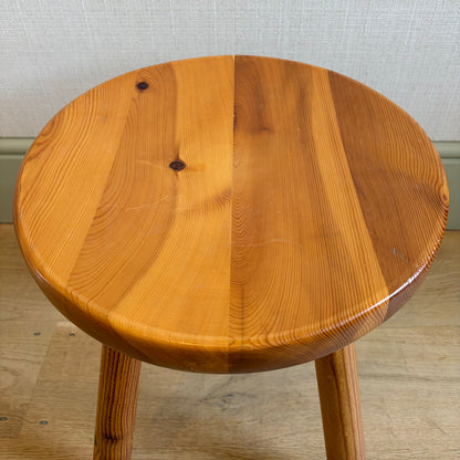 Charlotte Perriand Tripod Stool for Les Arcs, France