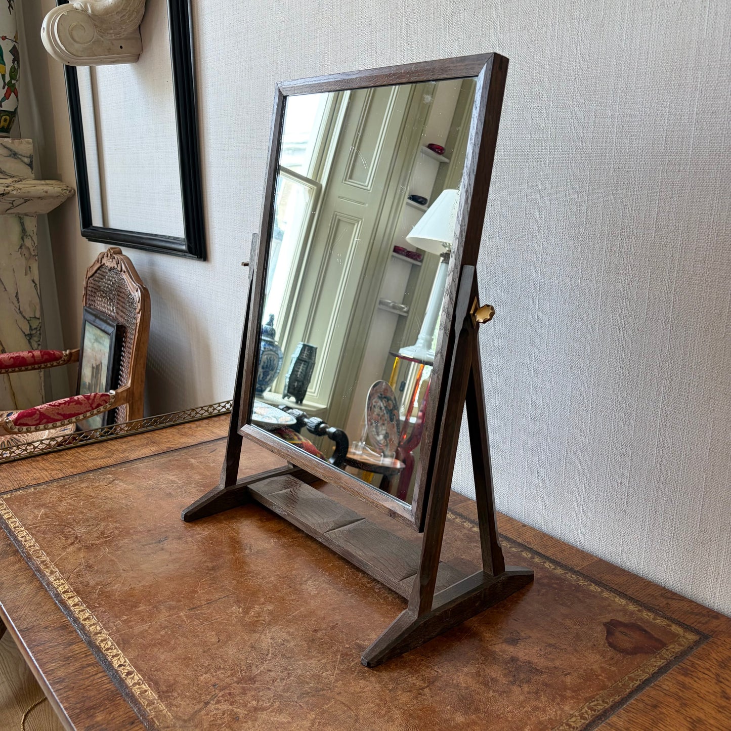 Gordon Russell Oak Dressing Mirror