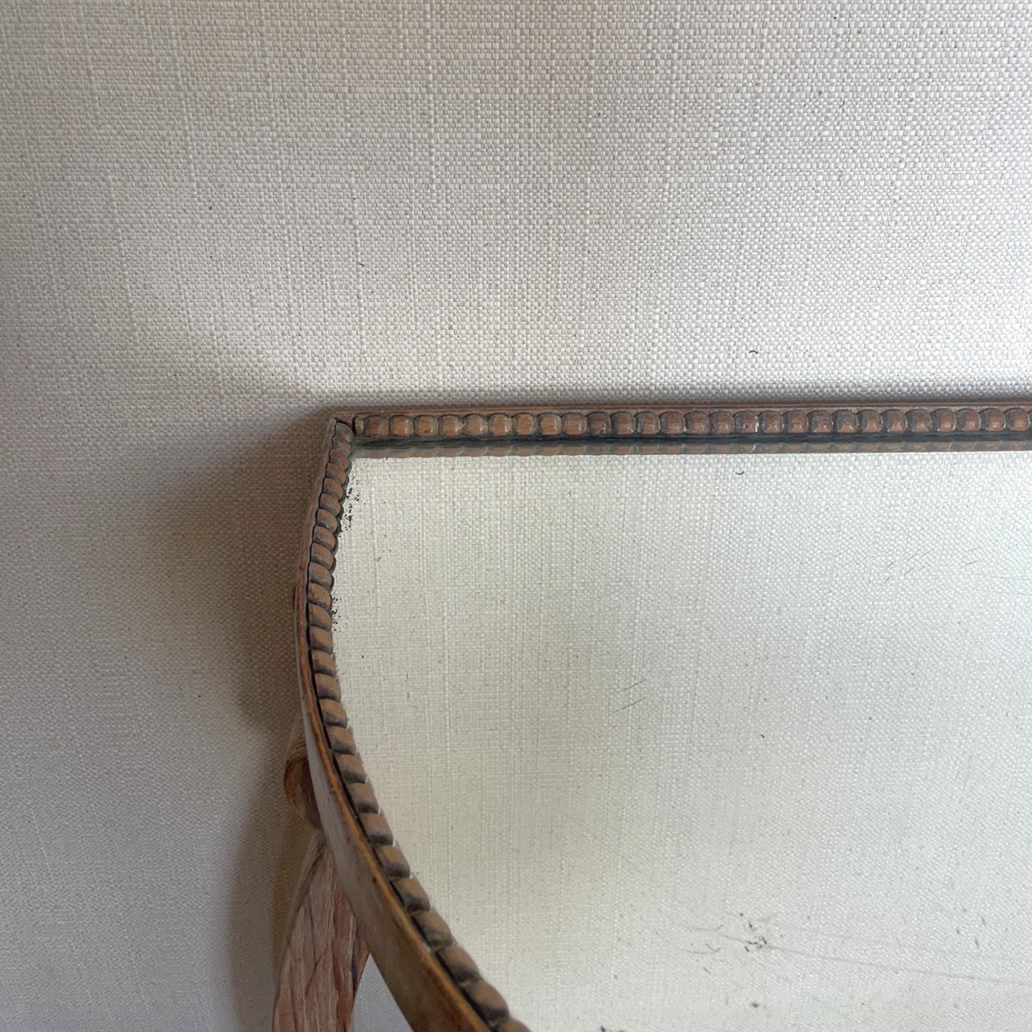 Limed Oak Demi-Lune Console Table